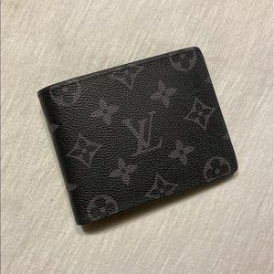 Louis Vuitton Monogram Eclipse Slender Wallet